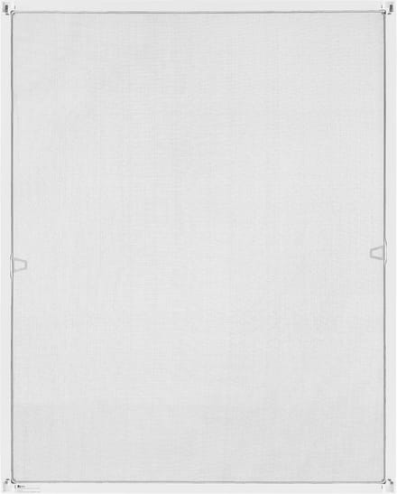 Vliegenhor / Raamhor / Hor - 80 x 100 cm - Wit - Incl. Bevestigingsmateriaal