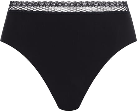 Chantelle dames kanten highwaist slip modal - Cozy Chic - Zwart / M