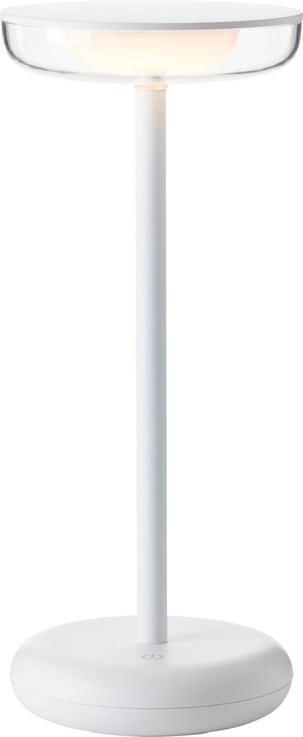 Brilliant Platon oplaadbare Tafellamp - Buiten - LED 2W 3000K - 3 Stepdim - IP44 - Wit