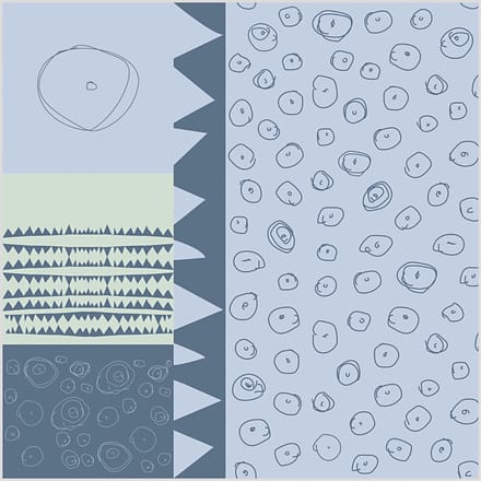 Stof, B: 145 cm, 140 gr, blauw, 1 str.m