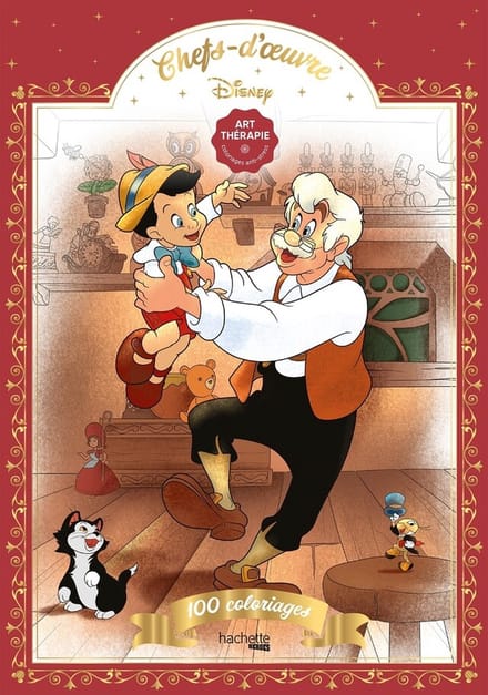 100 Coloriages Art Therapie Disney Chefs-d'oeuvre