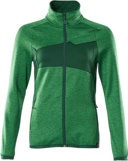 Mascot Accelerate Fleecetrui met rits 18153-316 - helder groen/groen - M