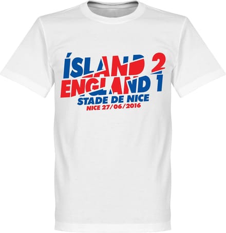 Ijsland - Engeland 2-1 Victory T-Shirt - XS