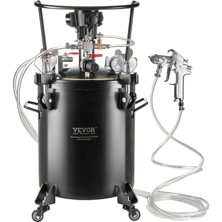 Réservoir à pression pour peinture en aérosol 30 L / 7,5 gal Agitation entièrement automatique 70 psi