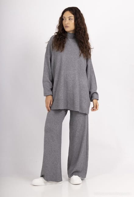 Loungewear | Huispak | Knitted | Grijs | one size
