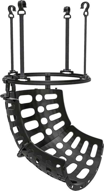 SPORTNOW Basketbal-rebounder 360 Graden Draaibaar - Basketbal Returnnet - Trainingshulp - Zwart