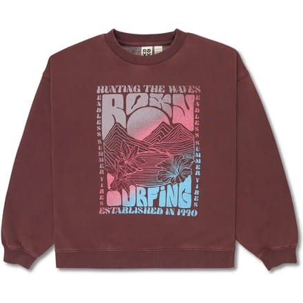 Meisjes Sweatshirt Roxy Lineup Crew Brushed Rg