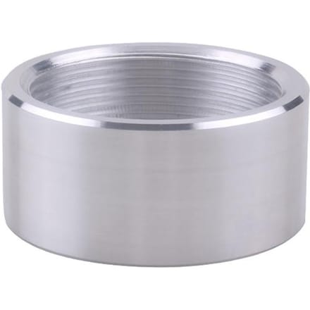 2 NPT Vrouwelijke Aluminium Lasbare Pijp Fitting Plug Toepasbaar op de Meeste Auto's zilver