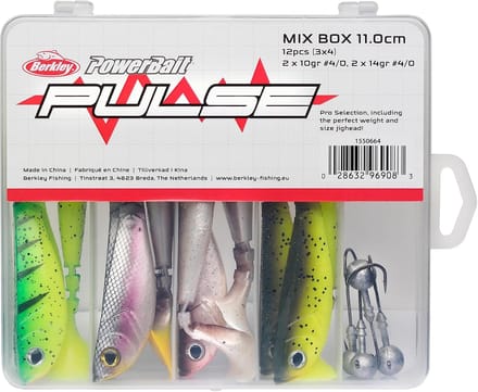 Zachte Rubberen Vis Lure Set met Jig Head Haken - 11cm