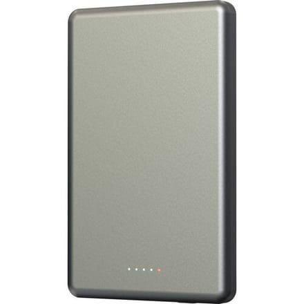 Denver PQCW-5010 Wireless powerbank 5000 mAh Fast Charge LiPo Zwart Statusweergave