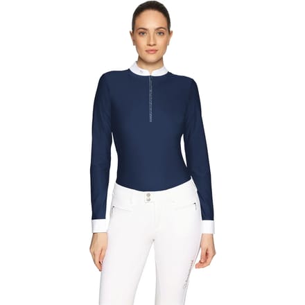 Dames wedstrijdpolo met lange mouwen Samshield Lou