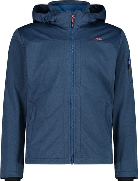 Cmp Zip Hood 39a5027m Softshelljack Blauw S Man