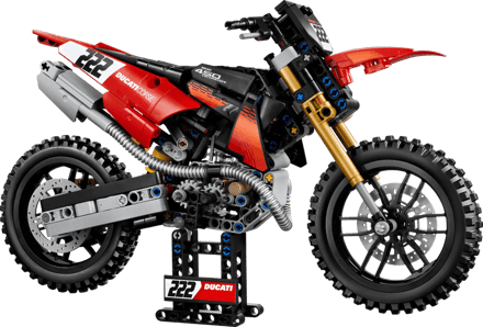 LEGO Technic Ducati Desmo450 MX Factory Motor Speelgoed voor Kinderen 42238