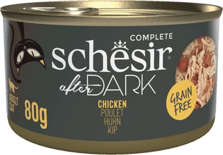 Schesir After Dark Bouillon Kip - 12 x 80 gr - Voordeelverpakking