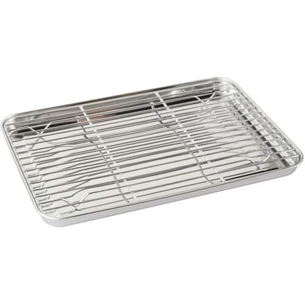 GRILLMEISTER RVS grillplaat (marineer schotel)