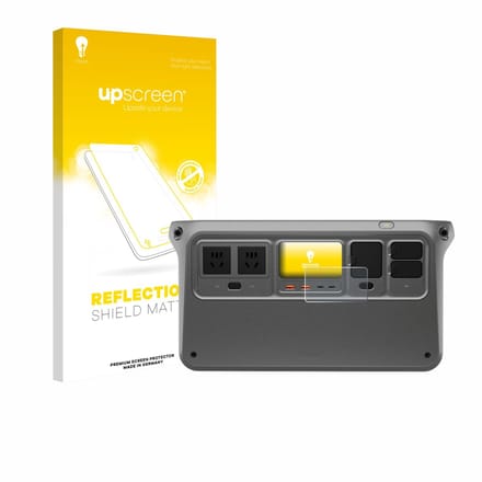 upscreen - Screenprotector voor DJI Power 1000 - Folie Beschermfolie anti glare matte