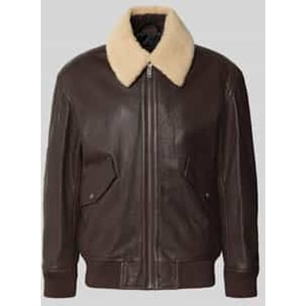Regular Fit leren jack van puur buffelleer model 'Jopeak'