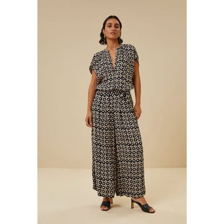 By-Bar Wanda Khandi Pant Khandi Print Größe: S | Straight Jeans Outlet | Damen