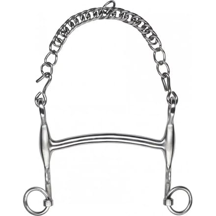 Bit voor paard Feeling Inox satin