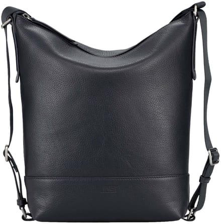 JOST Leren schoudertas Vika 2-Way Bag Blue donkerblauw