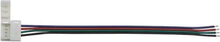 Velleman KABEL MET 1 PUSH CONNECTOR VOOR FLEXIBELE LED STRIP - 10 mm RGB KLEUR