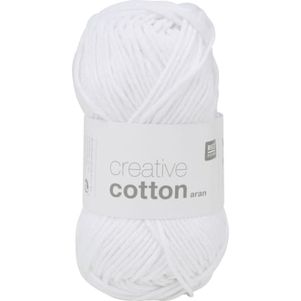 Rico Design Creative Cotton aran - Wit