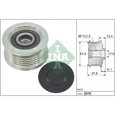 Schaeffler Ina Generator vrijloop INA 535 0023 10