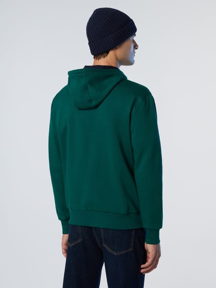 North Sails Hoodie Volledige ritssluiting met geborduurd logo