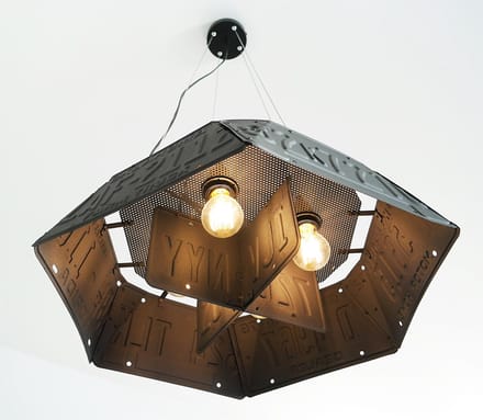 Mancave Store - License Plate Hanglamp