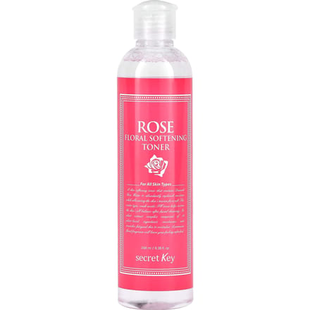 Secret Key, Tonique adoucissant floral, Rose, 250 ml (248 ml) red
