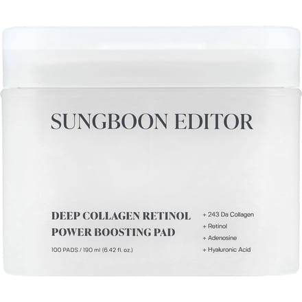 SUNGBOON EDITOR - Deep Collagen Retinol Power Boosting Pad 100 pads
