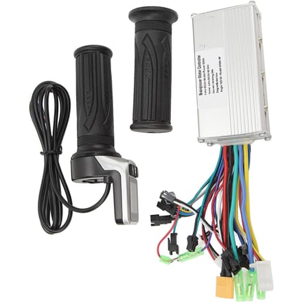 Borstelloze Controller Kit 36V 48V 500W 28A 3 Modussen Draaigashendel LCD-Display Waterdicht voor black