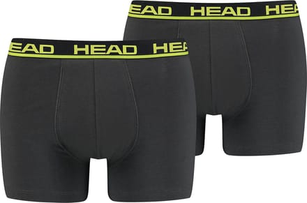 HEAD 2P boxers basic II grijs - S