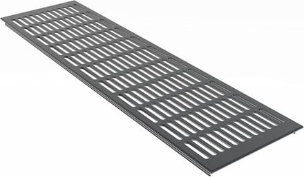 Aluminium Ventilatie Rooster 150mm Breed Antraciet RAL7016 - Verschillende Lengtes