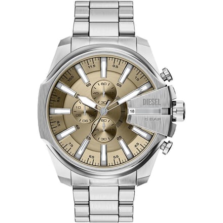Diesel DZ4702 Mannen Horloge 48 mm - Zilverkleurig