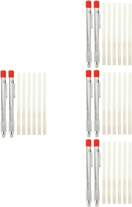 Speksteen Pen - Markeer Potlood - Lassen Markeren - Gestructureerd Grip Oppervlak - 13cm Lengte - Zoals Afgebeeld