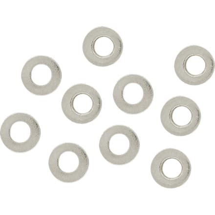 Metalen afstandsschijven, Ø 4 mm - Zilver
