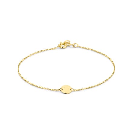 14K Geelgoud Armband Cirkel 18,5 Cm 4029526