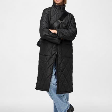 PIECES - PCMAILEY LONG QUILTED JACKET NOOS BC - Dames - Gewatteerde jassen