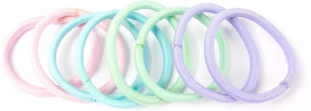 Endless elastiek pastel roze-blauw-groen-paars