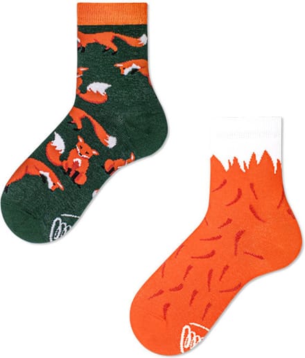 Many Mornings kids sokken the red fox