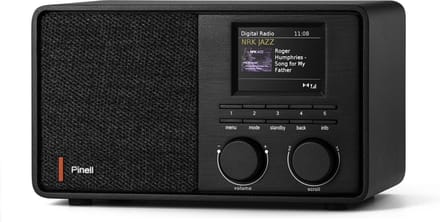 Pinell Supersound 201W - DAB+/Internet tafelradio - zwart