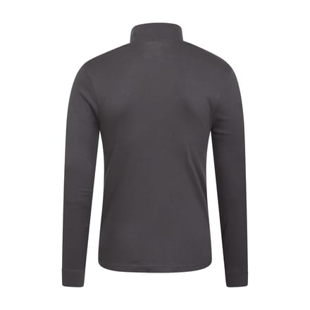 Mountain Warehouse Heren Meribel Schildpad Hals Base Layer Top (Grijs)
