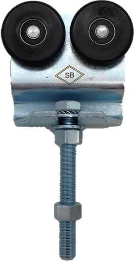 SB hangrol dubbel met nylon wielen, type 170