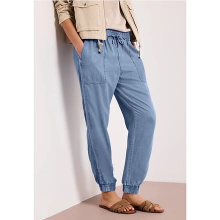 Slim Legs broek in een gewassen look