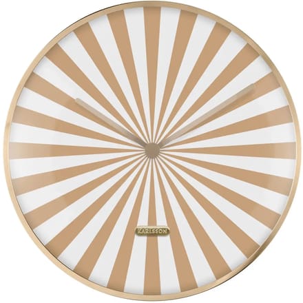 Karlsson Wandklok Candy Swirl Dome - Bruin - Ø40cm - Wandklok Modern