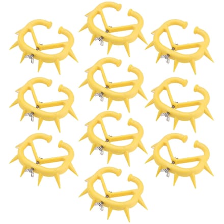 10 stuks CalF spenen Neusringen Plastic Spenen Ring met Spikes Zuigen Voorkomen