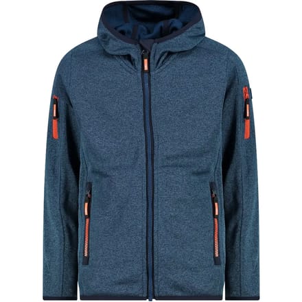 Kinder fleece met capuchon CMP