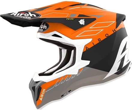 Airoh Strycker Skin Oranje Mat Crosshelm - Helm