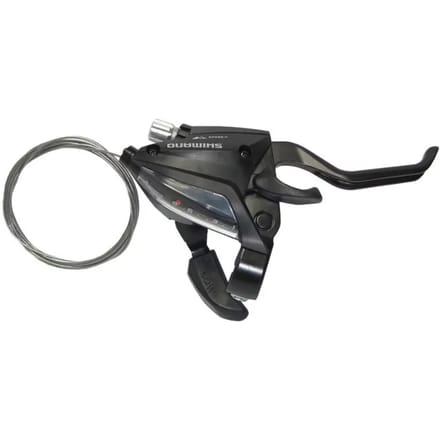 Fiets rem en derailleur hendel 2 vingers Shimano ST-EF500 V-Brake